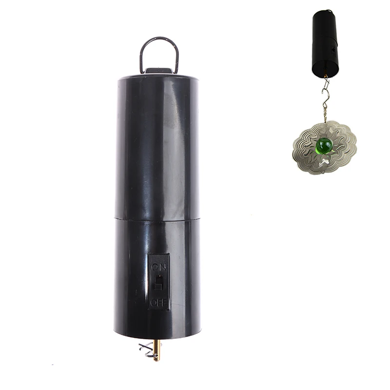 Battery Powered Wind Spinner Rotating Motor Black Wind Spinner Motor Battery-driven For Rotating Chimes 1pcs 30 RPM