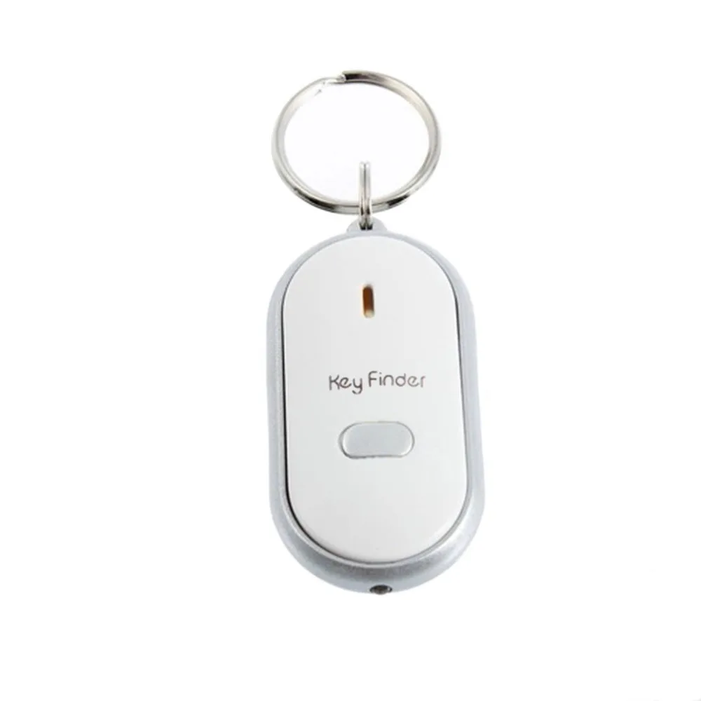 Свисток светодиодный светильник фонарь пульт ДУ со звуковым управлением Lost Key Finder Locator дистанционный брелок со свистком