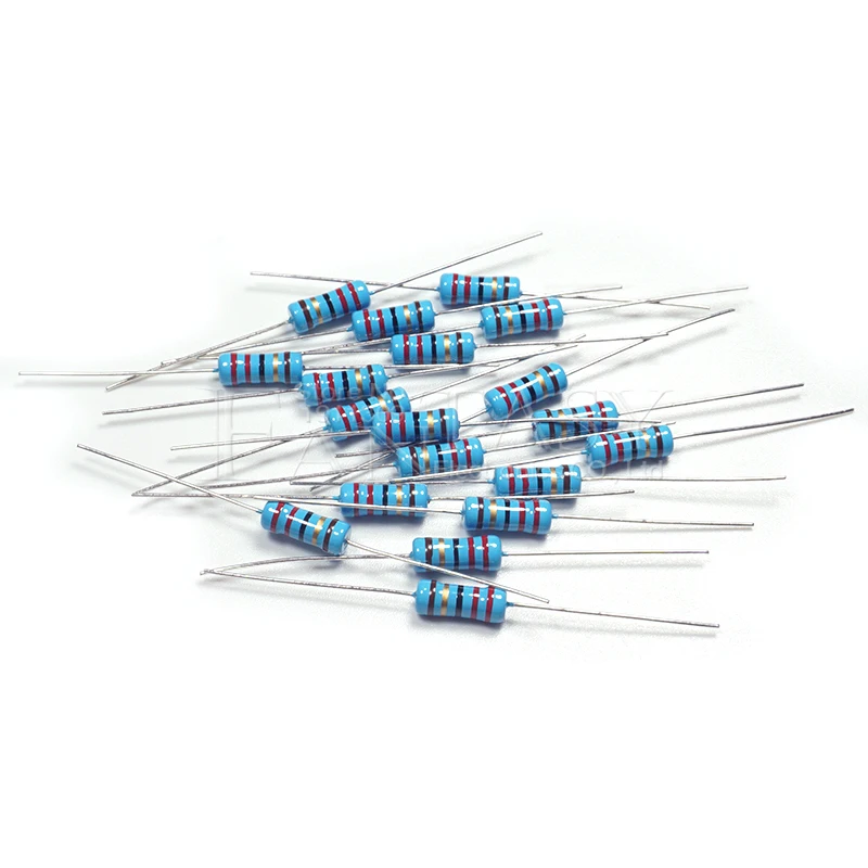 Metal film resistor 20pcs 1W 1% 1R ~ 1M 2R 10R 22R 47R 100R 330R 1K 4.7K 10K 22K 47K 100K 330K 470K 1 2 10 22 47 100 330 ohm