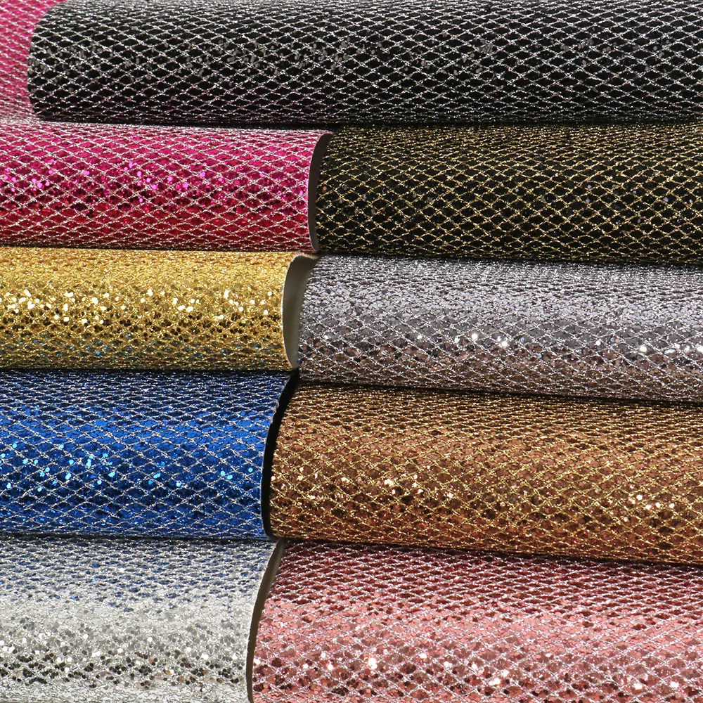 David accessories 9 Цвета/комплект 20*34 см блестящие виниловые синтетическая кожа, материалы для ручных поделок Швейные, 1Yc5438
