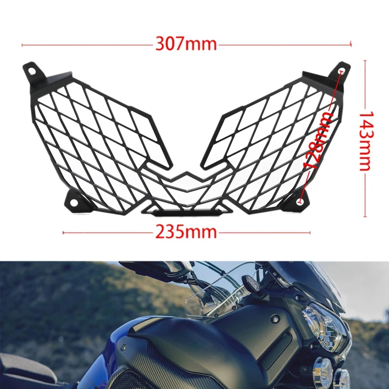 Для YAMAHA XT1200Z XT 1200 Z Super Tenere 2010- модификация мотоцикла фара решетка Защитная крышка протектор