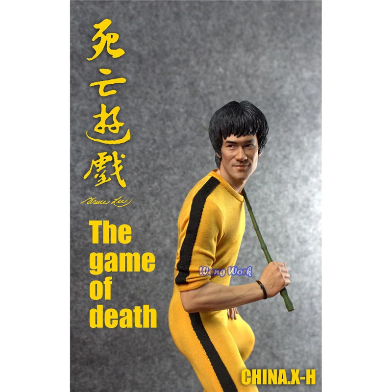 Модель Wong Work CHINA.X H 1/6 статуя из игры смерти Брюса Ли модель с двойной головкой и