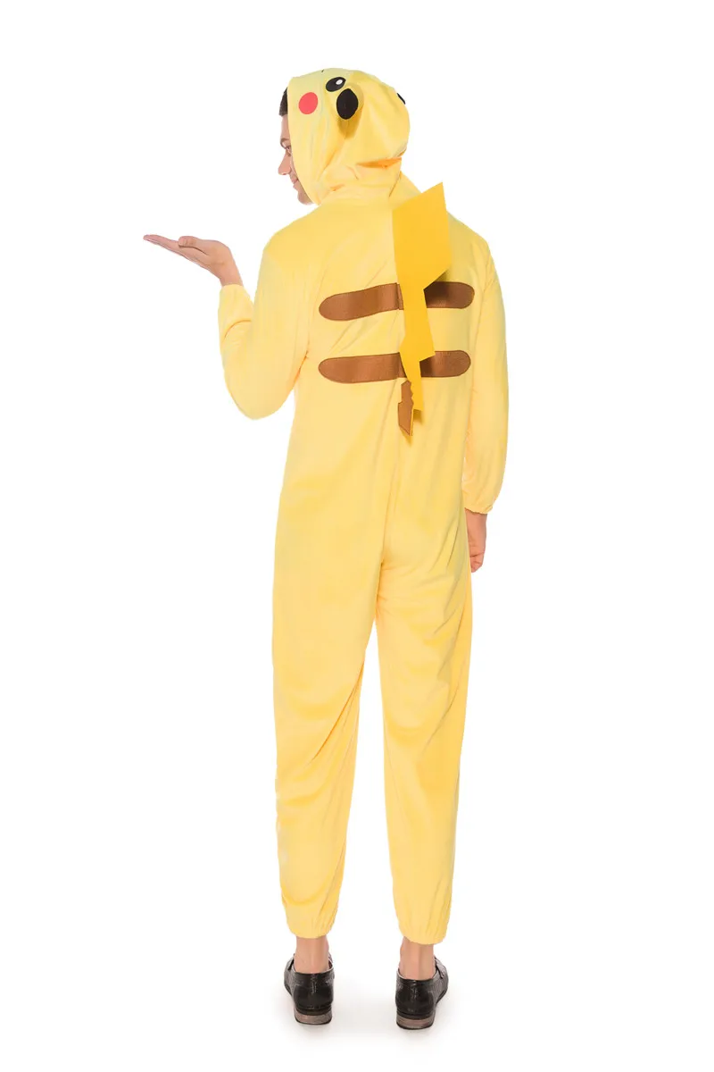 Pokemon Pikachu Pyjamas Hoodie Pajama Pijama Adult Pikachu Costumes Onesie Unisex Animal Cosplay Jumpsuit