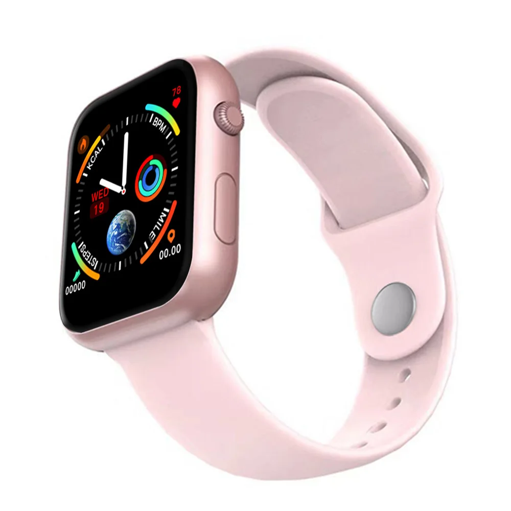 Умные часы Fentorn Series 4, кровяное давление, умные часы для женщин, умные часы для мужчин, Apple IOS, samsung, huawei, Android - Цвет: pink