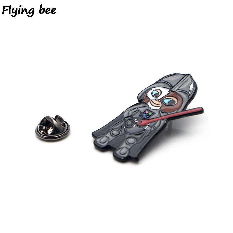 20 шт./лот Flyingbee Gremlins Косплей Эмаль Булавка для одежды сумки значок для рюкзака Брошь Личность рубашка нагрудные булавки X0189