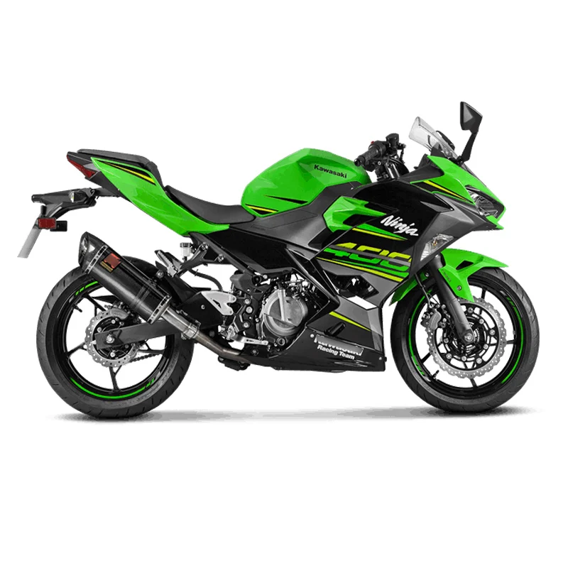 Для Kawasaki Ninja400 Z400 выхлопная система для мотоцикла труба из углеродного волокна глушитель+ средняя Соединительная труба выхлопная Модифицированная Escape