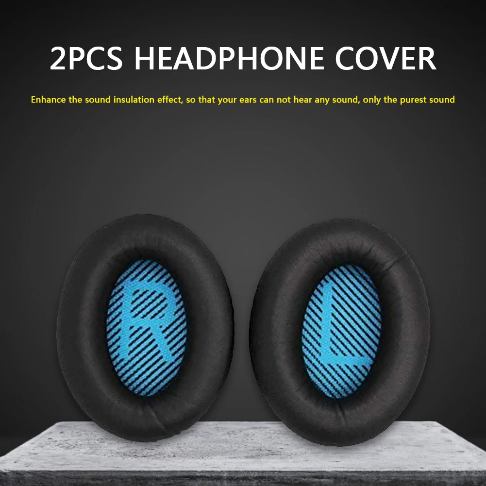 1 пара кожаные амбушюры для Bose Quietcomfort Qc35/35ii/Qc25/Qc15/Qc2/Ae2/2i/Ae2W | Электроника