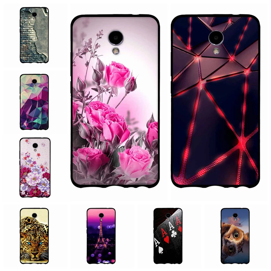 3D Painted Fashion For Meizu M5 Note/MeiBlue Charm Note 5 Note5 Cases Cover Luxury Silicon Case For Meizu M5 Note Cover meizu phone case with stones craft