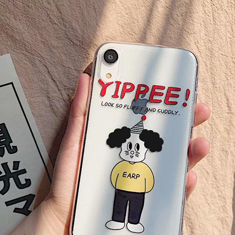 

phone case mobile phone shell for iphone11 XR XS 7/8/SE 2020 11pro Xs 7p/8plus X/Xs ins cute Anti-fall Cute cartoon villain