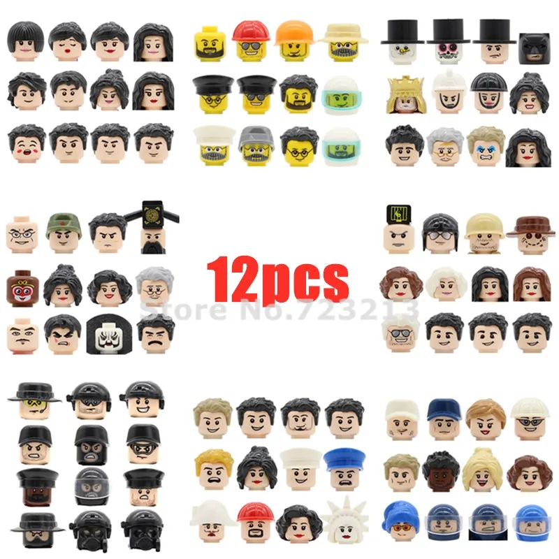 Конструктор 12 шт./лот из мультфильма Городская полиция Пожарная служба военная