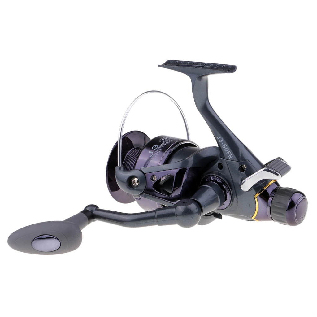 Carp Fishing Spinning Reel with Front and Rear Double Drag Brake System 3BB Left Right Interchangeable for Saltwater Freshwater