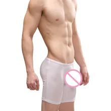 Мужские туфли, визуально удлиняющие ноги Мужские Шорты для купания дышащая из модифицированного вискозного волокна, трусы-боксеры, мужские сексуальные пениса Оболочка нижнее белье бикини Плавание пляжные трусы нижнее белье размера плюс