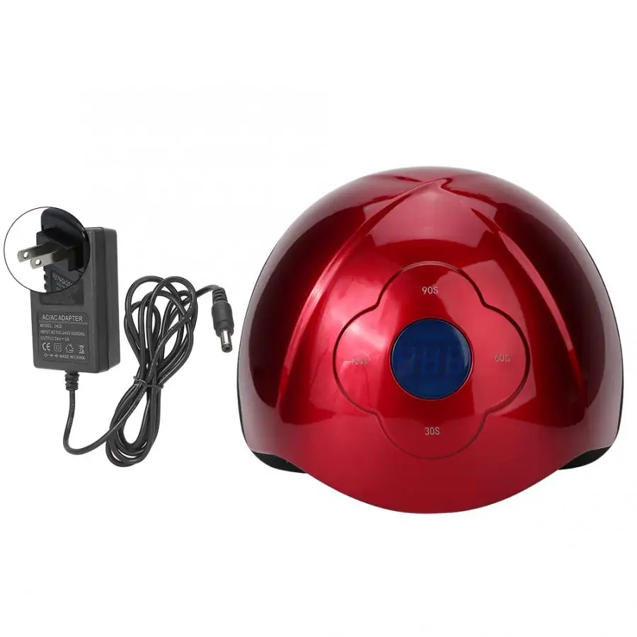 Red US Plug Сушилка для ногтей 90 Вт профессиональный светодиодный УФ-гель для ногтей сушилка Мода ногтей отверждения машины 100-240 В лампы для ногтей n - Цвет: Red US Plug