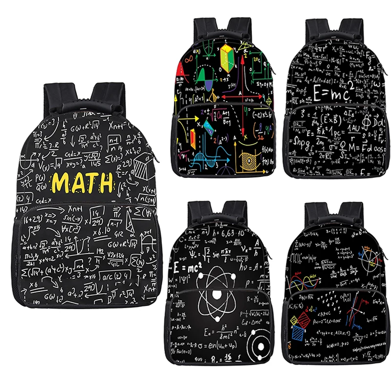 Physics Math Formula E=MC2 Science Backpack (19) – Funn Bagz