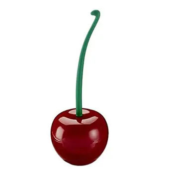 

Creative Lovely Cherry Shape Lavatory Brush Toilet Brush & Holder Set Mooie Cherry Vorm Toilet Borstel