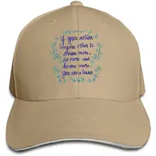 Мужская и Женская Классическая джинсовая регулируемая бейсболка вдохновляющая Цитата Авраам Линкольн мотивирующая Цитата плакат фон
