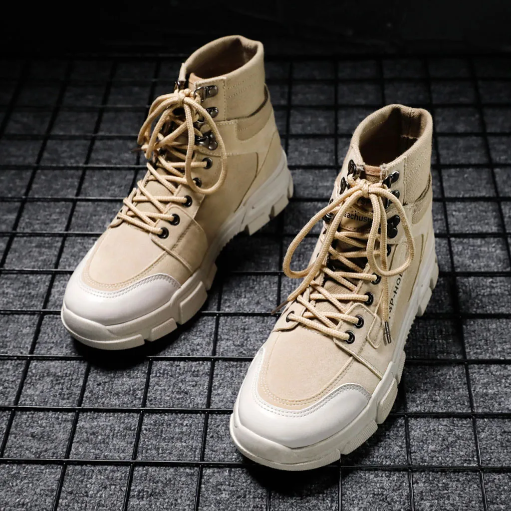 Мужская обувь; Новинка; модные ботинки; zapatos de hombre; Мужская мода; повседневные красивые рабочие кожаные ботинки в стиле ретро; ботинки в байкерском стиле