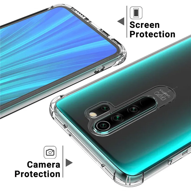 3-в-1 cтекло+ 360 Полный Защитный чехол на редми-ноут-8-чехол Xiaomi Redmi-Note-8-Pro подушка безопасности для чехол для телефона 8T редми нот 8 т прозрачный TPU чехол редми нот 8 про чехол redmi note 8 задняя крышка