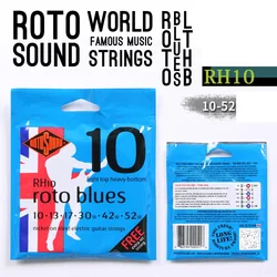Premium Rotosound Electric Guitar Strings - Versatile Options for 6, 7 & 8 - String Guitars (RH10)