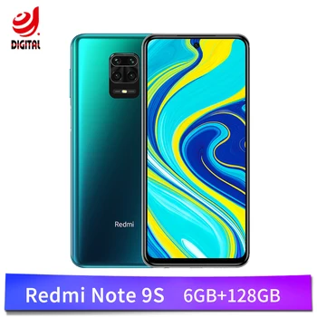 

New Xiaomi Redmi Note 9S Global Version 6GB 128GB Note 9 S Snapdragon 720G 6.67'' FHD DotDisplay 5020mAh 48MP AI Camera 18W FC