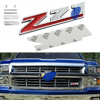 

1X Metal Z71 Logo Front Grille Emblem Sticker for GMC Chevy Silverado 1500 2500