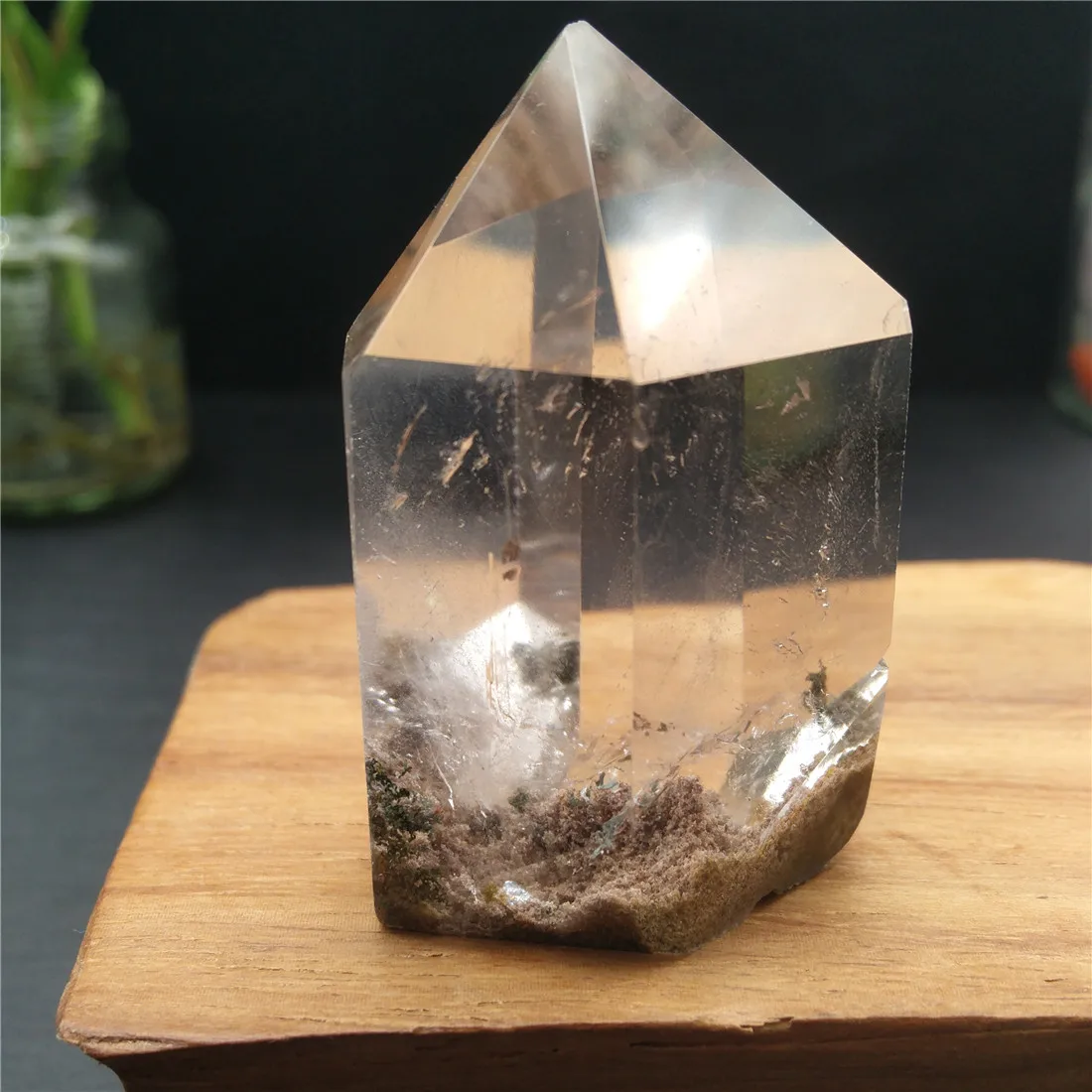 Фантомная Хрустальная башня призрак камень остров Камни Кристаллы Wicca Cristal Пьер Naturelle et crestaux натуральный заживляющий Декор кварц