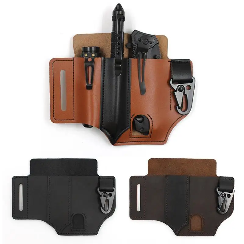 Women Leather Multi Pocket Belt Bag w/ Gun Holster – Milwaukeee