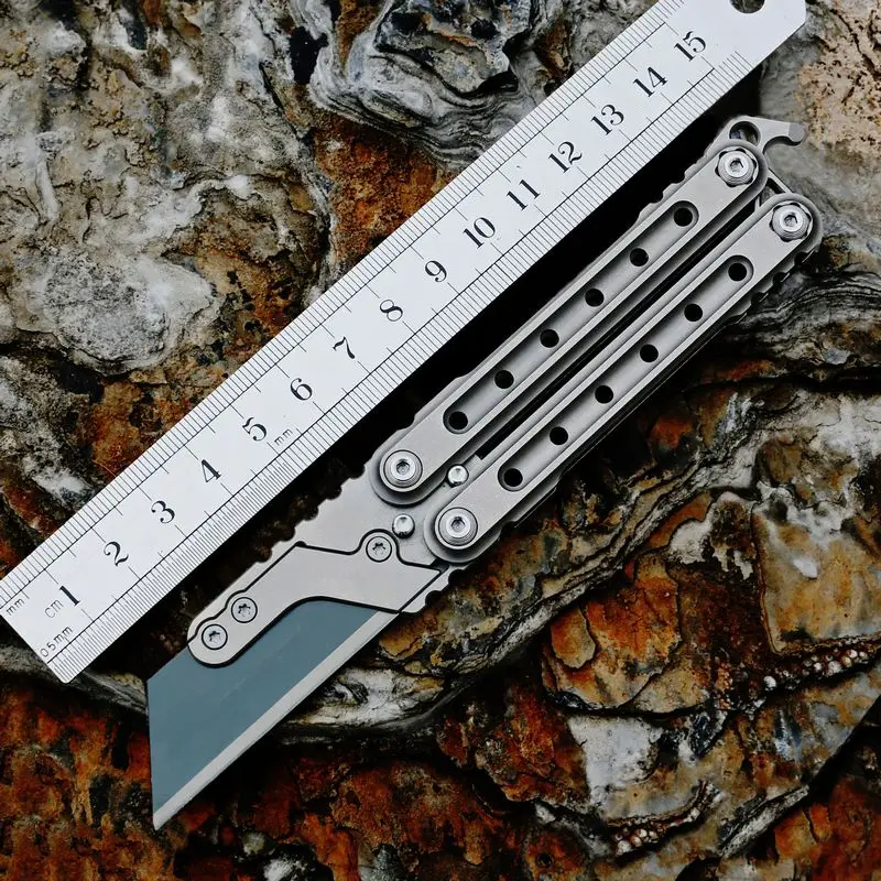 

Titanium Alloy Utility Knife Small Practice Knife