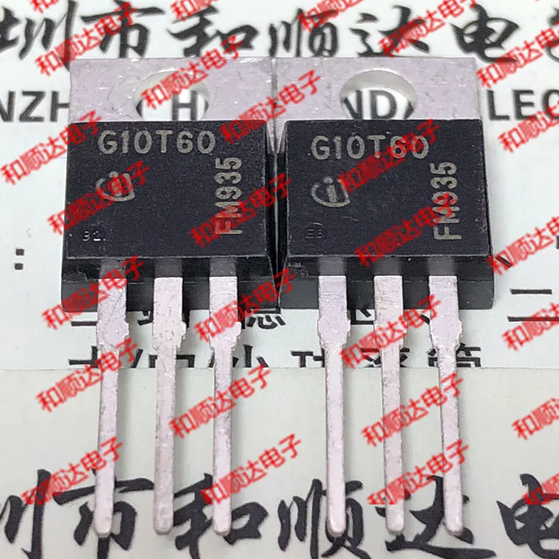 /5 предметов в лоте, G10T60 IGP10N60T-220 600V 10A