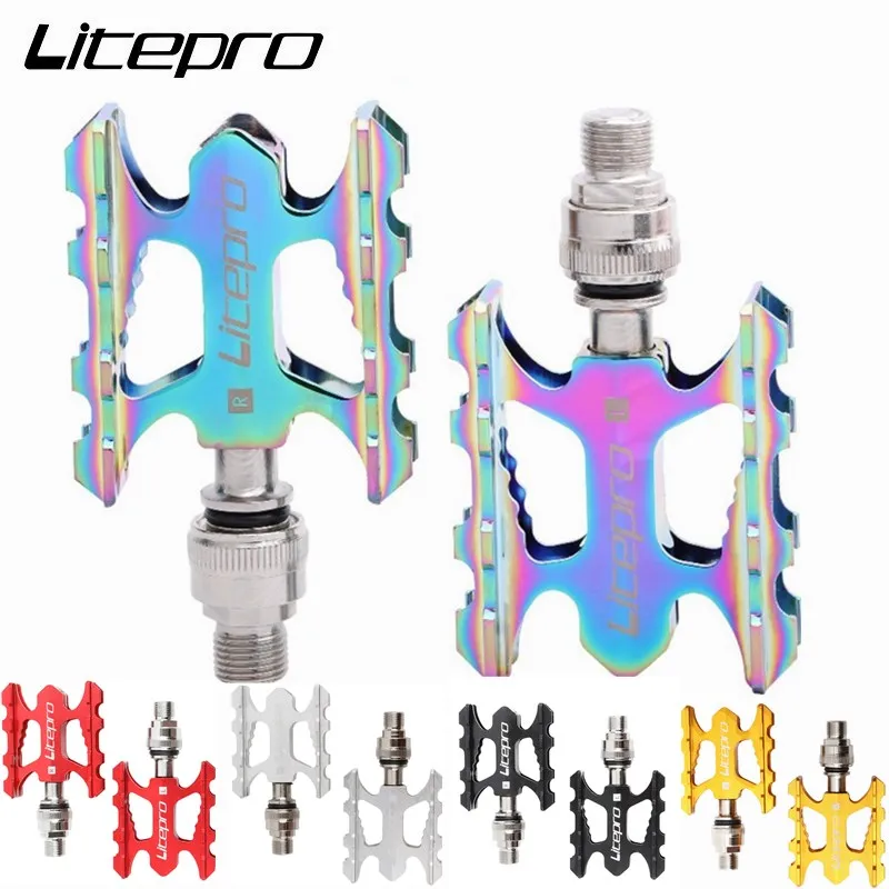 Litepro Folding Bike Pedal Quick Release Aluminum Seal Bearing Metal