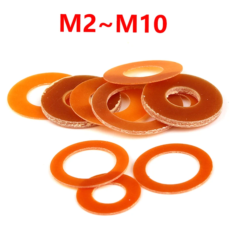 Прокладочный коврик M4/M6/M8/M10 круглая бакелитовая плоская пластиковая древесина