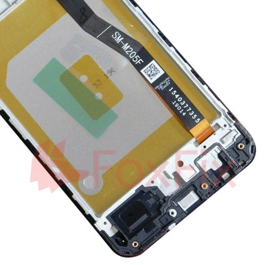FoxFix для SAMSUNG GALAXY M20 M205 M205F ЖК-дисплей с сенсорным экраном в сборе с рамкой M205G M205F/DS M205FN для SAMSUNG M20 lcd
