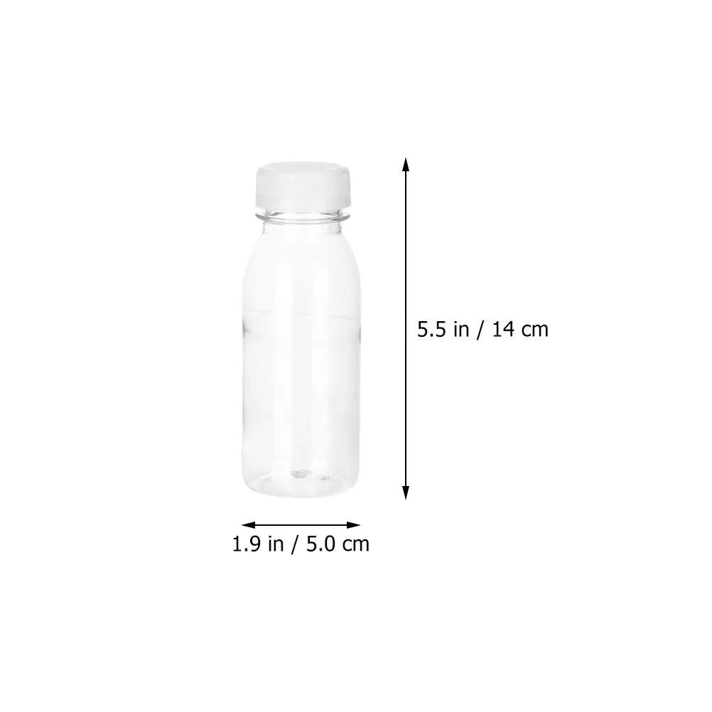 200ML 100ml Transparent Beverage Bottle Containers Simple Milk Tea Beverages Reusable Milk Beverage Beverages Clear 6/8/10pcs