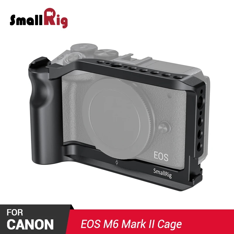 Vlog клетка для камеры SmallRig Canon EOS M6 Mark II W/ 2 крепление холодной обуви микрофона