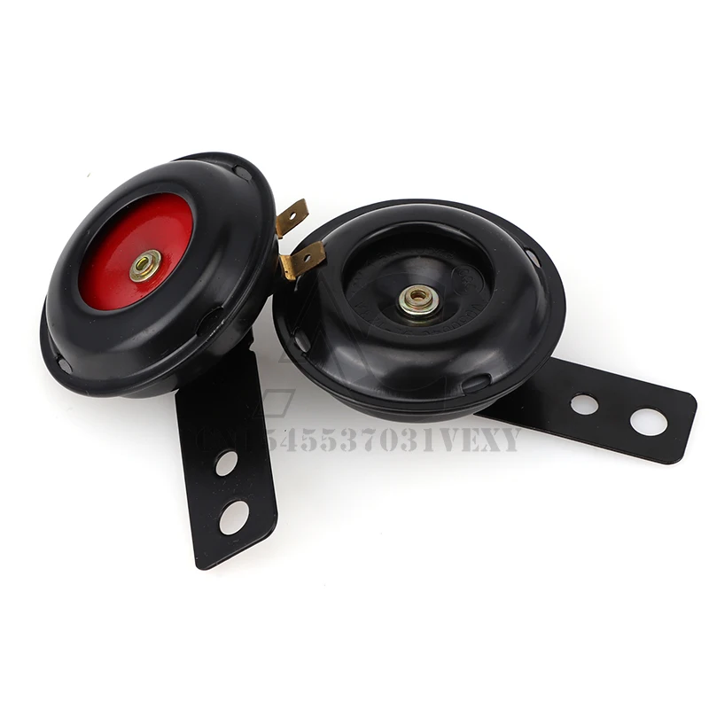 Motorcycle electric horn 12V 24V 36V 48V 60V 1.5A 105db waterproof round horn speaker For scooter moped electric bicycle motorcycle electric horn,scooter horn,bicycle electronic horn