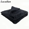 Lucullan Brand Super Glory Edgeless Plush Microfiber Towel 40x40cm 500GSM Cloths For Polishing Buffing Finishes Car Wash ► Photo 3/6