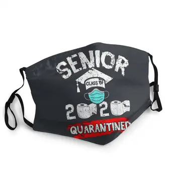 

Senior Class Of 2020 Quarantine Reusable Face Mask PM2.5 Anti Haze Dustproof Mask Protection Cover Respirator Mouth Muffle