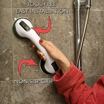 

New Bathroom Handrails Suction Cup Anti-Slip Handrails Suction Cup Handrails Professional Anti-Skid Particles