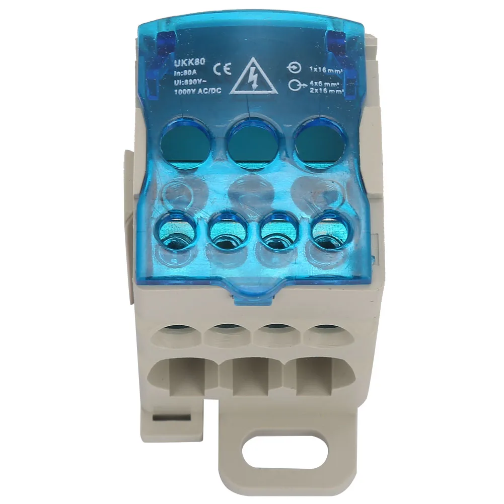 

New Din Rail Terminal Block Distribution Box Electric Wire Connector Universal Power Electric Wire Connector Junction Box