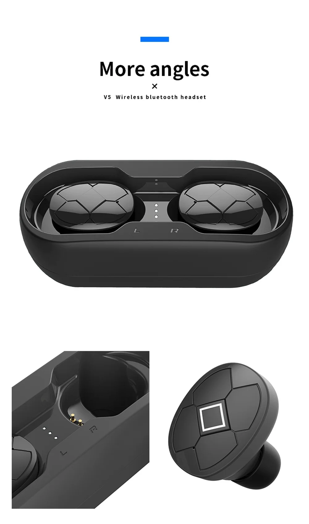 Беспроводные наушники Bluetooth 5,0 TWS в ухо Bluetooth гарнитура HIFI мини наушники-вкладыши спортивные наушники для бега для смартфонов