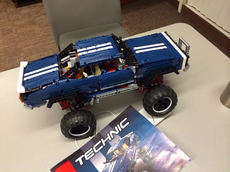 Lepinblocks 20011 4x4 гусеничный эксклюзивный выпуск technic гоночный автомобиль модель совместима с 41999 строительные блоки кирпичи игрушка подарок