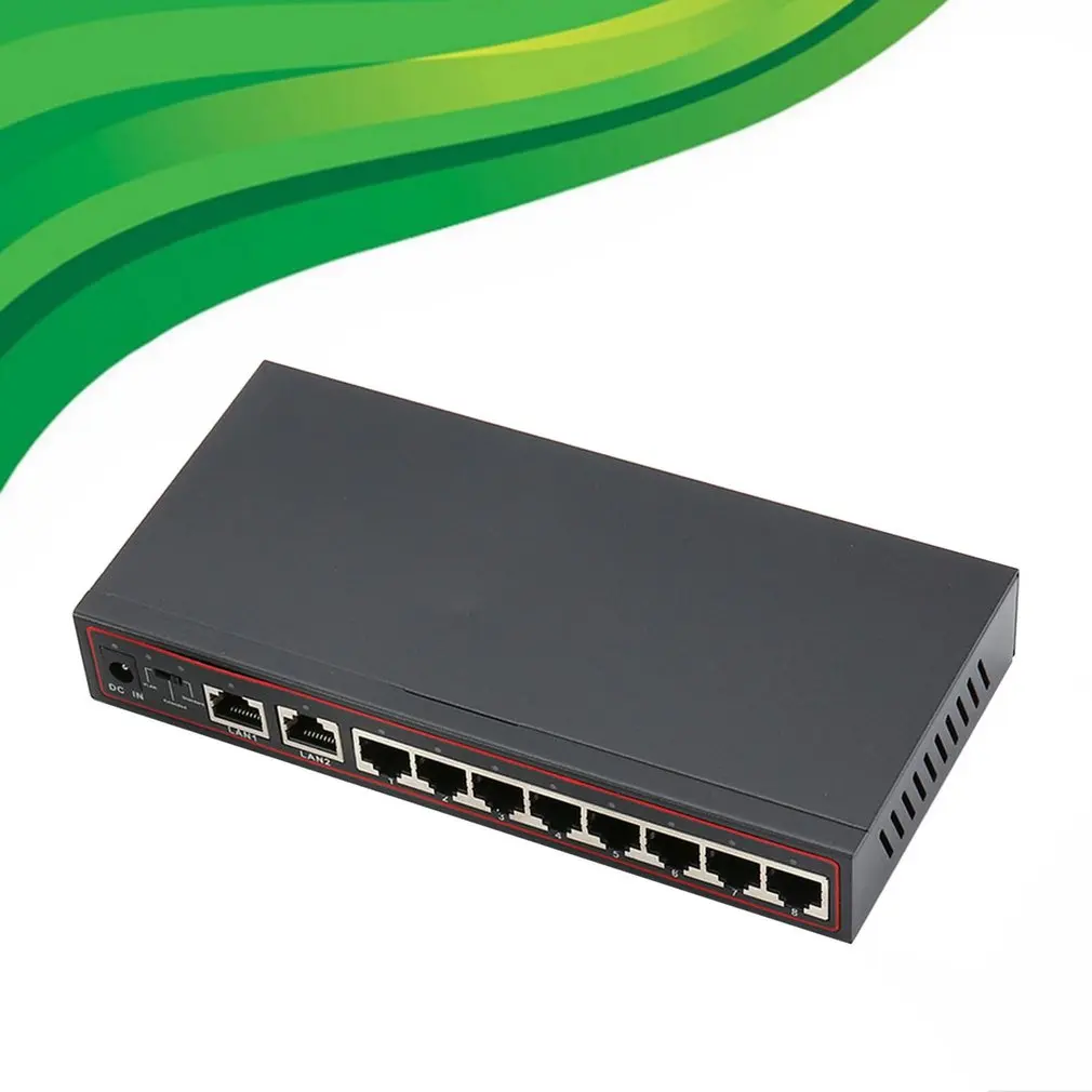 8+ 2 порта 100 Мбит/с коммутатор SPOE быстрая мощность по Ethernet коммутатор SPOE сетевой смарт-коммутатор Прямая поставка