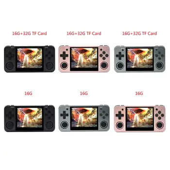 

Retro Video Game RG350M Handheld Game Console 3.5 Inch IPS Screen 16G Game Player Host with 32G TF Card