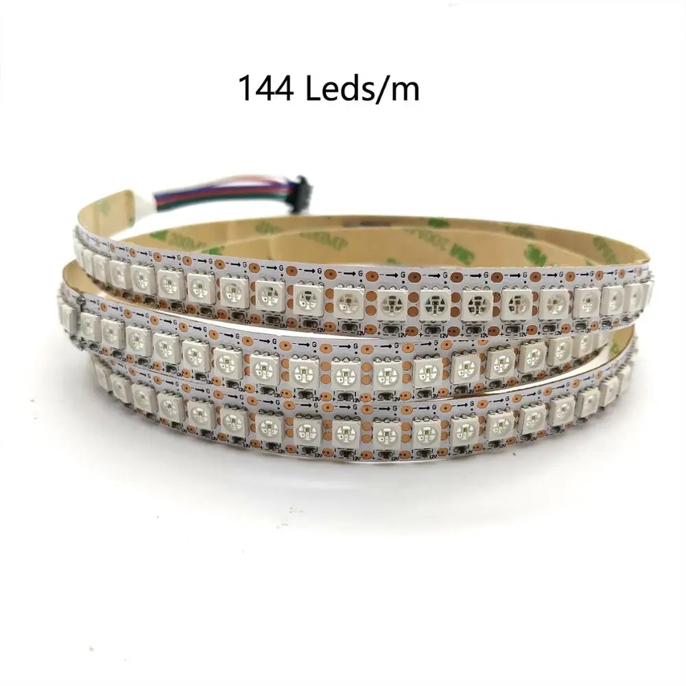 Светодиодный ленточный светильник WS2815 RGB 30/60/144 пикселей/светодиодов/м двойной