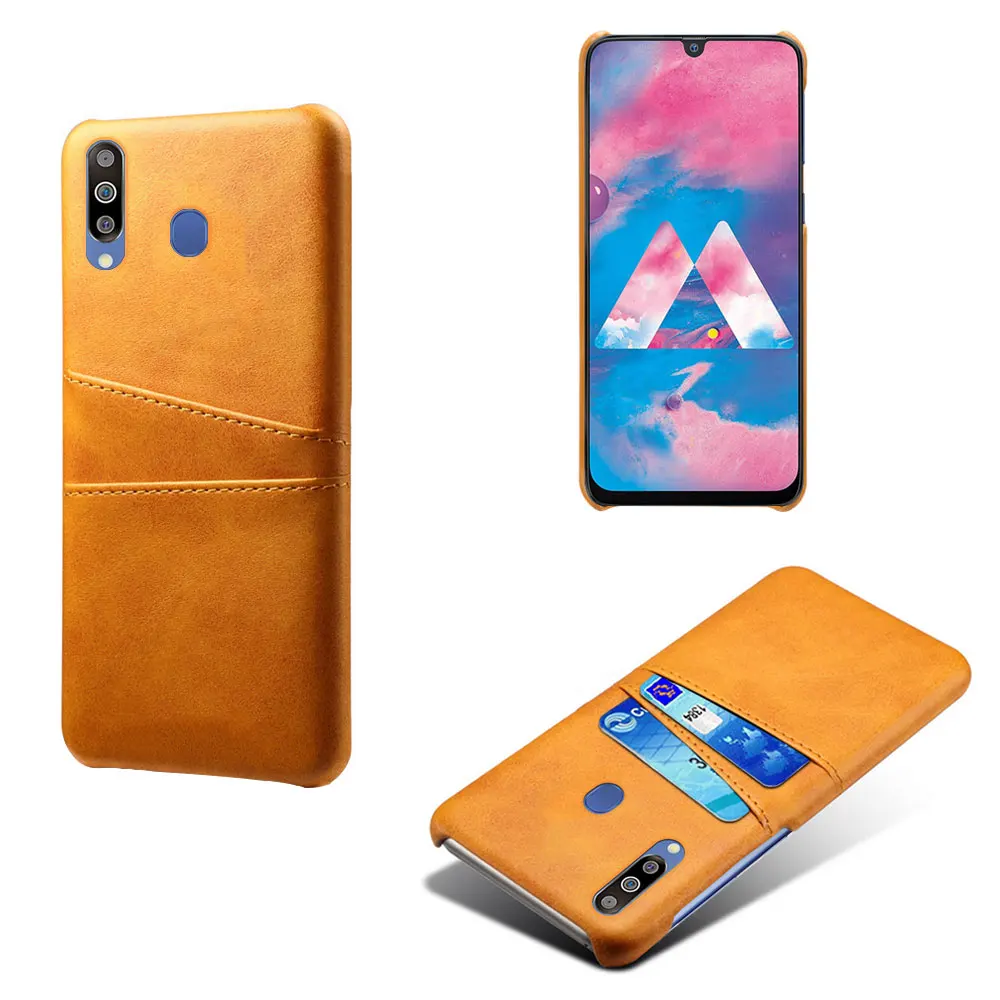 Для Samsung Galaxy M31 M30 M20 M10 A90 5G A80 A70 A60 Тонкий чехол из искусственной кожи с отделениями