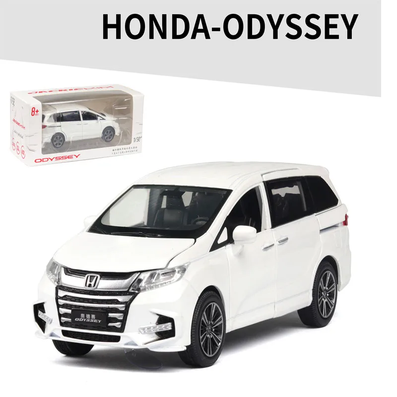 1:32 модель автомобиля Honda ODYSSEY, литая Игрушечная модель автомобиля, детская игрушка в подарок - Цвет: white
