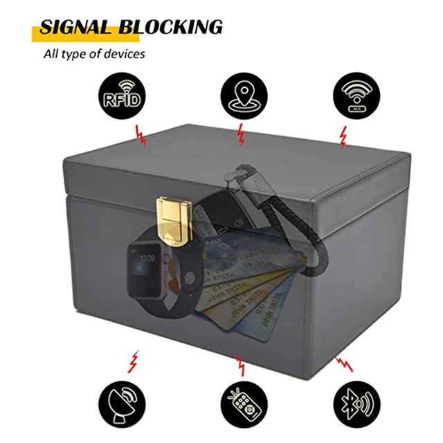 Large Size Faraday Box , RFID Anti-Theft Car Key Phone Signal Blocking US