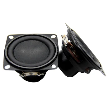 

2pcs Mini Accessories Bass Multimedia Home Full Range Audio Speaker 4Ohm 10W Magnetic 2inch 53MM With Fixing Hole Loudspeaker
