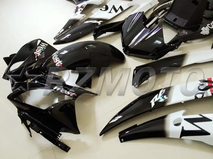 ABS полный обтекатель наборы, пригодный для YAMAHA YZF-R6 2006 2007 обтекатели комплект YZF R6 06 07 части тела впрыска west