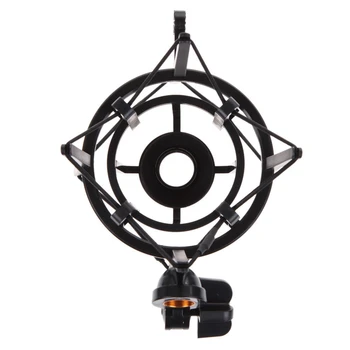 

Professional Microphone Mic Shock Mount with Shield Articulating Head Holder Stand Bracket for Studio Broadcast